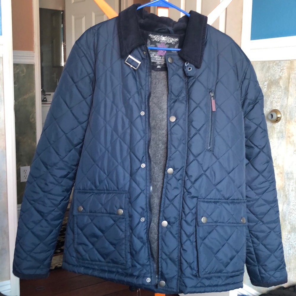 Navy Blue Winter Coat